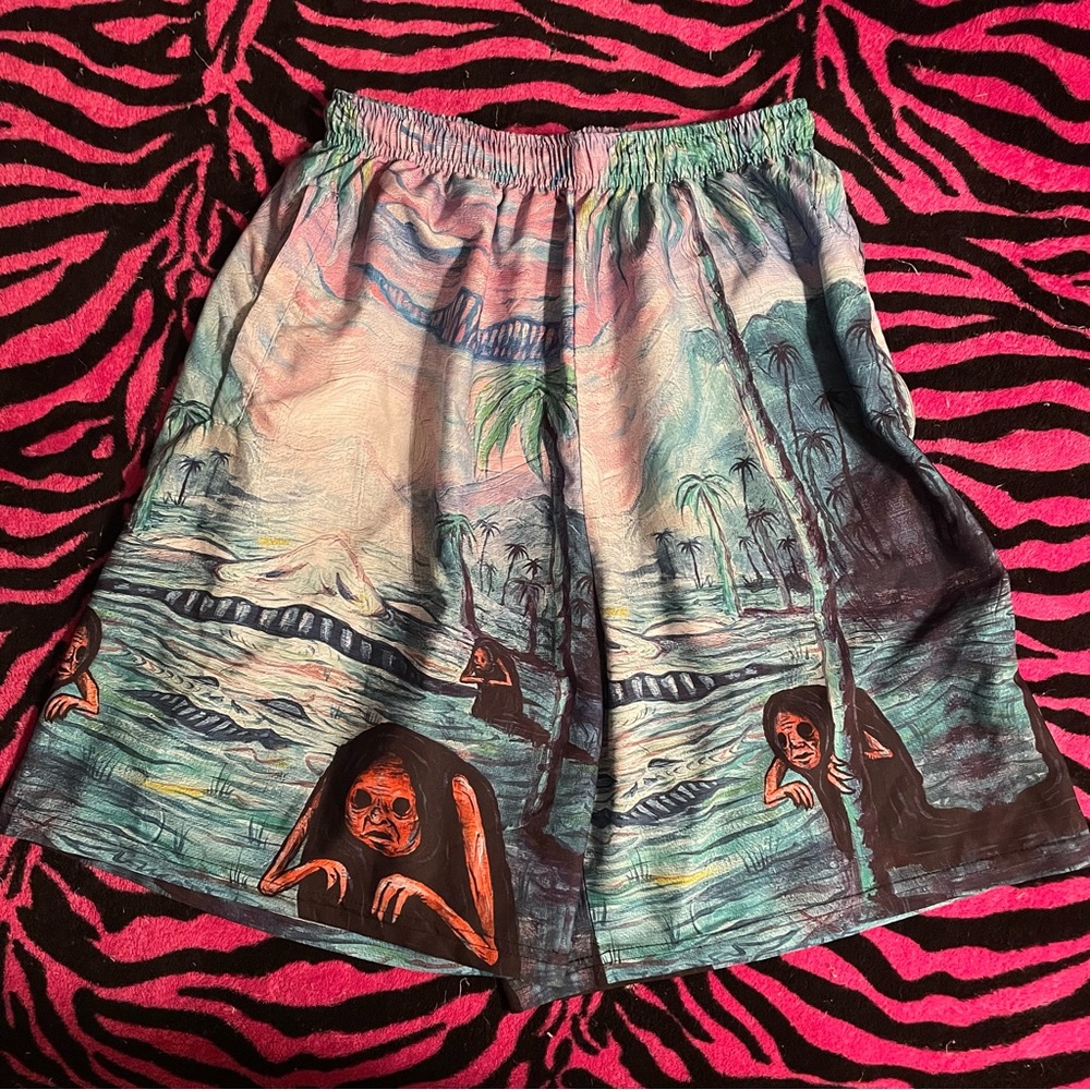 Ground Score X Kater Carnival Crayon Shorts Unisex Size Small - New Without Tags